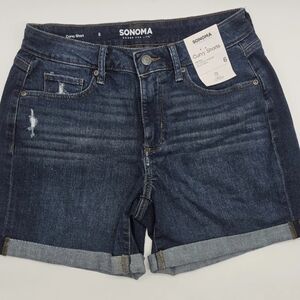 Sonoma Goods For Life Women's Curvy High Rise Shorts Size 6